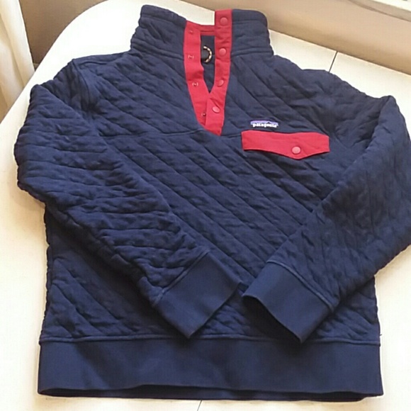 Patagonia Blue cotton quilt snap-t pullover - Picture 3 of 9
